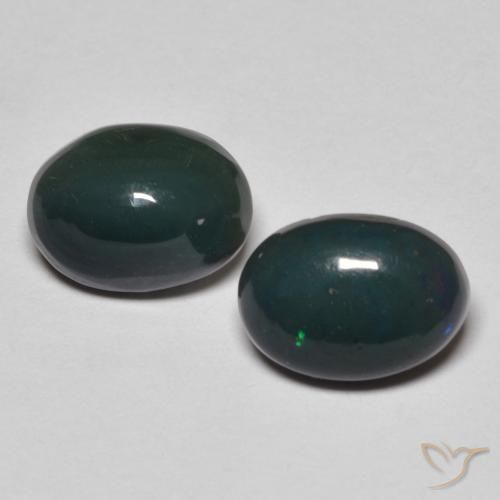 1.57ctw Natürlicher Mehrfarbig Opal, Oval, Lichtundurchlässig