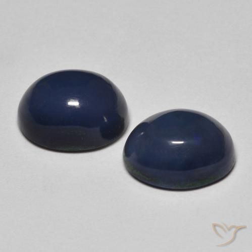 2.02 ct natürliche Mehrfarbig Opal-Edelsteine, Oval, Lichtundurchlässig