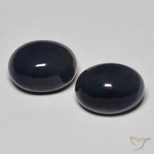 1.56ctw Natürlicher Mehrfarbig Opal, Oval, Lichtundurchlässig