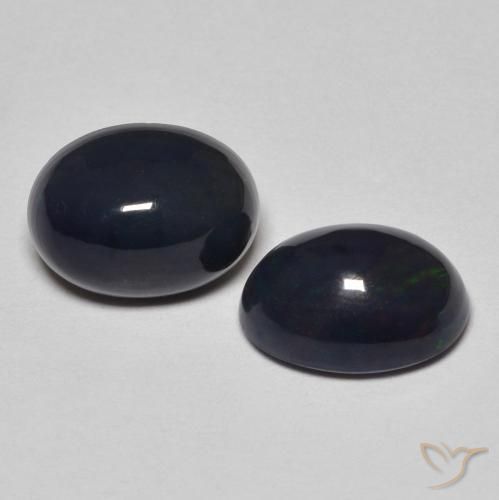 1.56 ct natürliche Mehrfarbig Opal-Edelsteine, Oval, Lichtundurchlässig