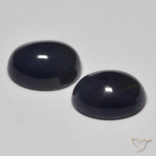 1.56 ct natürliche Mehrfarbig Opal-Edelsteine, Oval, Lichtundurchlässig