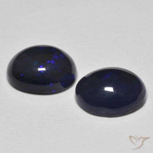 2.39 ct natürliche Mehrfarbig Opal-Edelsteine, Oval, Lichtundurchlässig