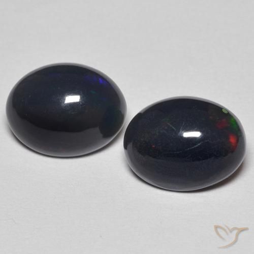 1.68ctw Natürlicher Mehrfarbig Opal, Oval, Lichtundurchlässig