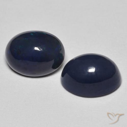 1.71 ct natürliche Mehrfarbig Opal-Edelsteine, Oval, Lichtundurchlässig