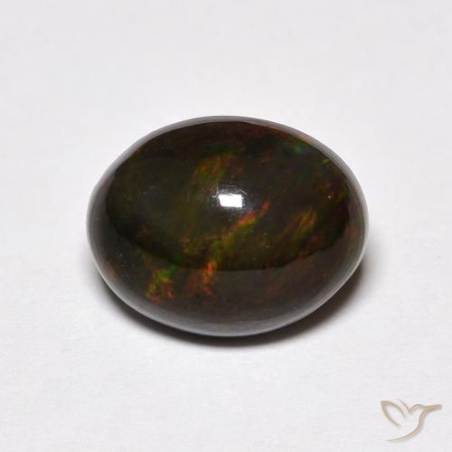 1.78ct Natürlicher Mehrfarbig Opal, Oval, Lichtundurchlässig