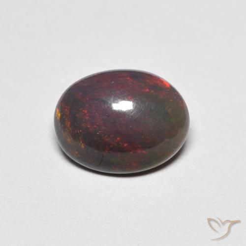 0.90ct Natürlicher Mehrfarbig Opal, Oval, Lichtundurchlässig