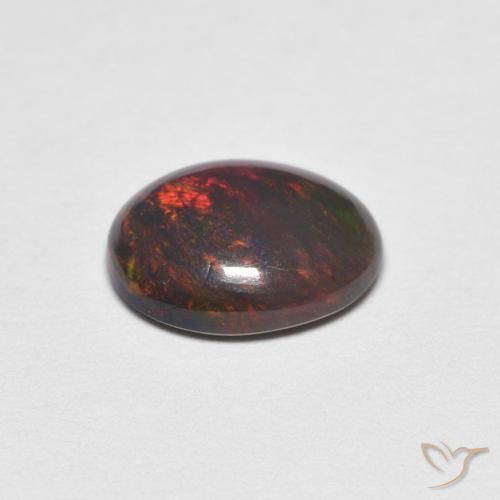 9,17 ctw natürlicher Mehrfarbig Opal, Oval, Lichtundurchlässig