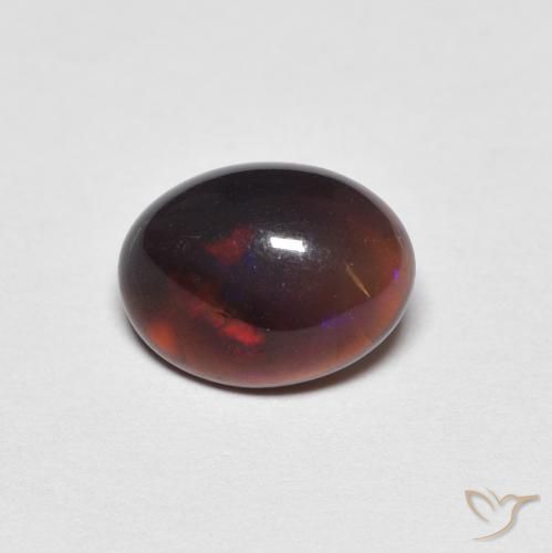 0.98ct Natürlicher Mehrfarbig Opal, Oval, Lichtundurchlässig