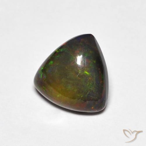 1.19ct Natürlicher Mehrfarbig Opal, Trillion, Lichtundurchlässig