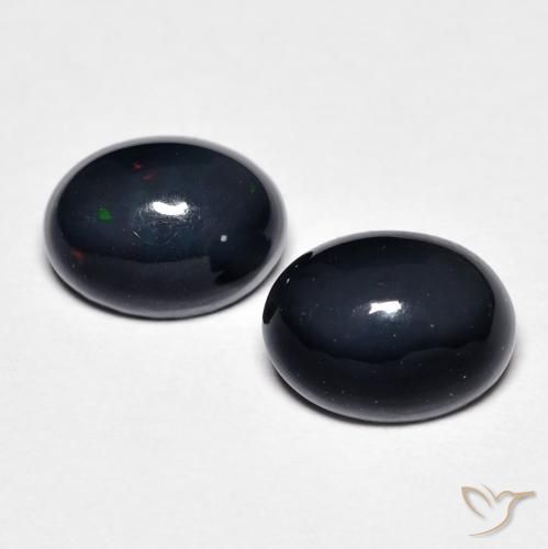 1.52ctw Natürlicher Mehrfarbig Opal, Oval, Lichtundurchlässig