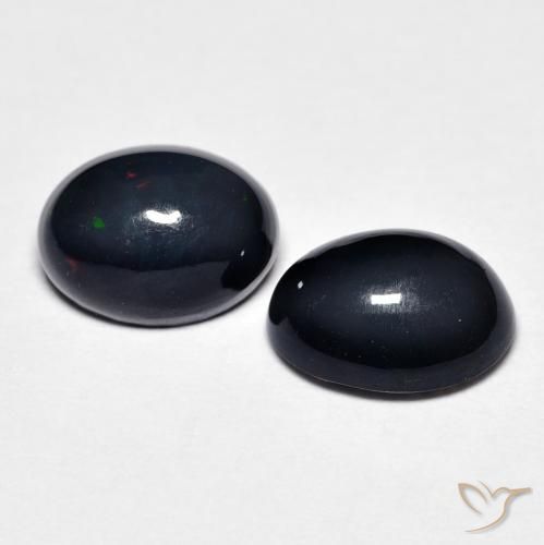 1.52 ct natürliche Mehrfarbig Opal-Edelsteine, Oval, Lichtundurchlässig