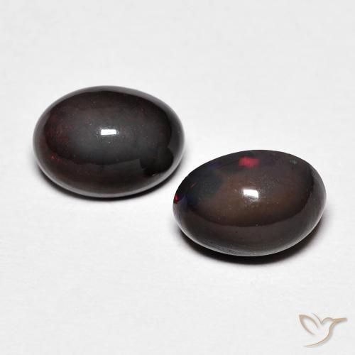 1.12ctw Natürlicher Mehrfarbig Opal, Oval, Lichtundurchlässig