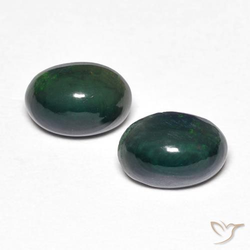 0.86ctw Natürlicher Mehrfarbig Opal, Oval, Lichtundurchlässig, Photo A