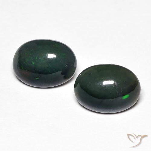 1.36ctw Natürlicher Mehrfarbig Opal, Oval, Lichtundurchlässig