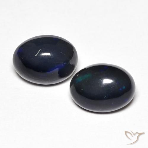 1.52ctw Natürlicher Mehrfarbig Opal, Oval, Lichtundurchlässig