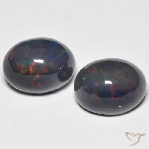 2.65ctw Natürlicher Mehrfarbig Opal, Oval, Lichtundurchlässig, Photo A
