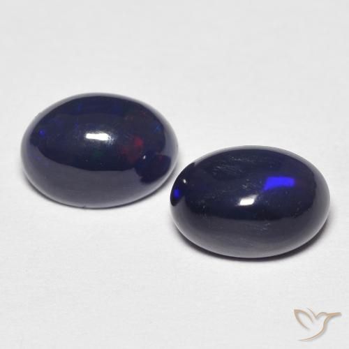 1.03ctw Natürlicher Mehrfarbig Opal, Oval, Lichtundurchlässig, Photo A