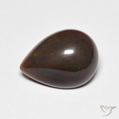 2.40ct Natürlicher Mehrfarbig Opal, Birnenform, Lichtundurchlässig