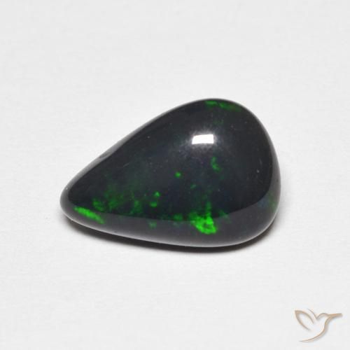 1.21ct Natürlicher Mehrfarbig Opal, Birnenform, Lichtundurchlässig
