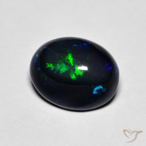 1.65ct Natürlicher Mehrfarbig Opal, Oval, Lichtundurchlässig