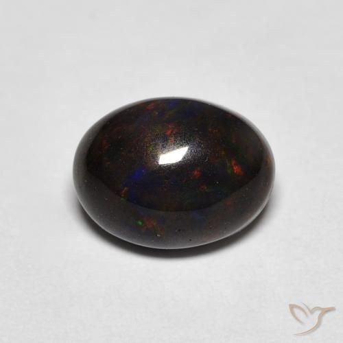 1.29ct Natürlicher Mehrfarbig Opal, Oval, Lichtundurchlässig, Photo A