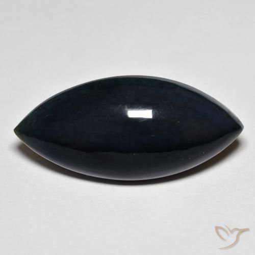 13.04ct Natürlicher Schwarz Opal, Marquise, Lichtundurchlässig