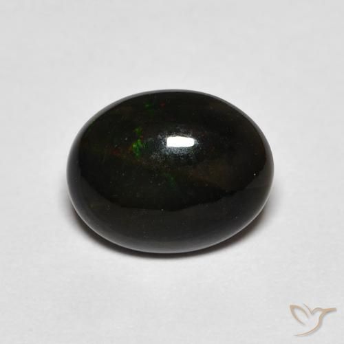 1.06ct Natürlicher Mehrfarbig Opal, Oval, Lichtundurchlässig