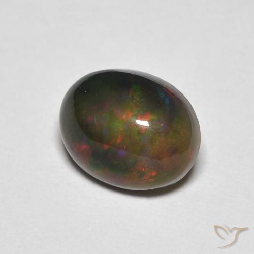 9,17 ctw natürlicher Mehrfarbig Opal, Oval, Lichtundurchlässig