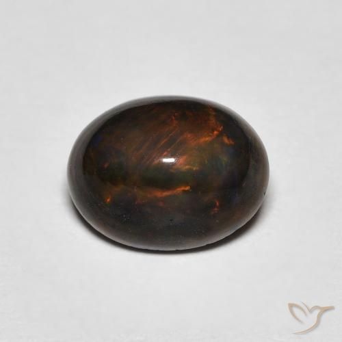 1.08ct Natürlicher Mehrfarbig Opal, Oval, Lichtundurchlässig