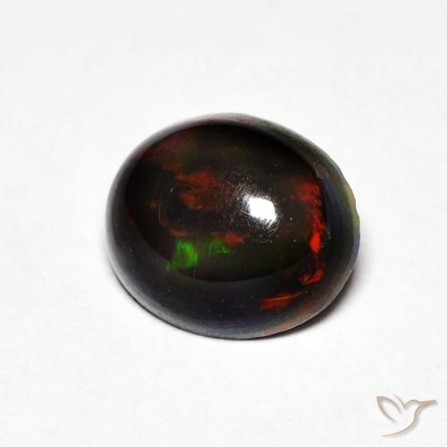 0.97ct Natürlicher Mehrfarbig Opal, Oval, Lichtundurchlässig
