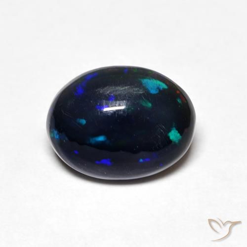 0.99ct Natürlicher Mehrfarbig Opal, Oval, Lichtundurchlässig