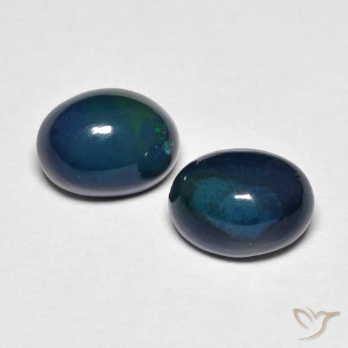 1.67ctw Natürlicher Mehrfarbig Opal, Oval, Lichtundurchlässig