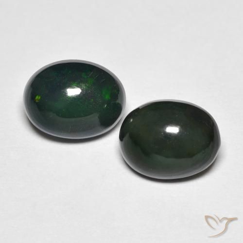2.48ctw Natürlicher Mehrfarbig Opal, Oval, Lichtundurchlässig