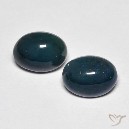 1.36ctw Natürlicher Mehrfarbig Opal, Oval, Lichtundurchlässig