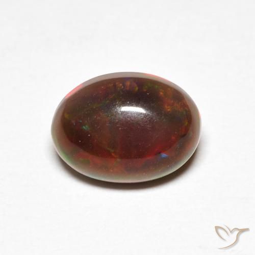 1.10ct Natürlicher Mehrfarbig Opal, Oval, Lichtundurchlässig