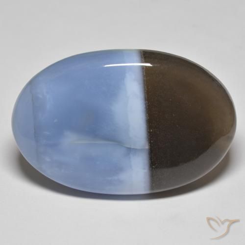 51.46ct Natürlicher Mehrfarbig Opal, Oval, Lichtundurchlässig