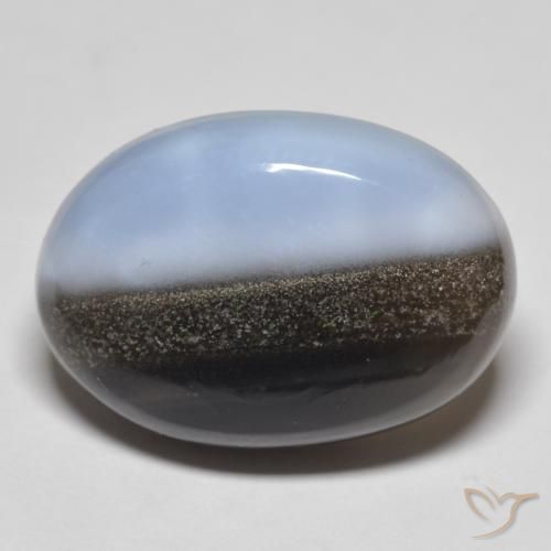 19.38ct Natürlicher Mehrfarbig Opal, Oval, Lichtundurchlässig