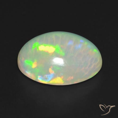 9,17 ctw natürlicher Mehrfarbig Opal, Oval, Transparent