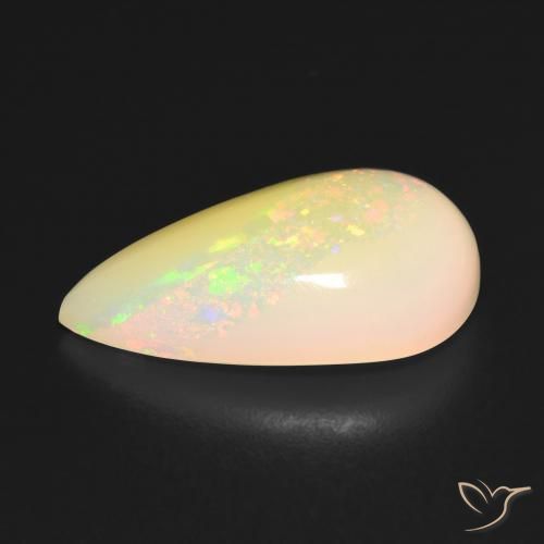 9,17 ctw natürlicher Mehrfarbig Opal, Birnenform, Lichtdurchlässig
