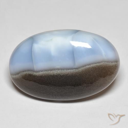 21.61ct Natürlicher Mehrfarbig Opal, Oval, Lichtundurchlässig