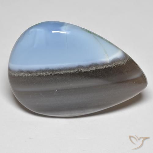34.61ct Natürlicher Mehrfarbig Opal, Birnenform, Lichtundurchlässig