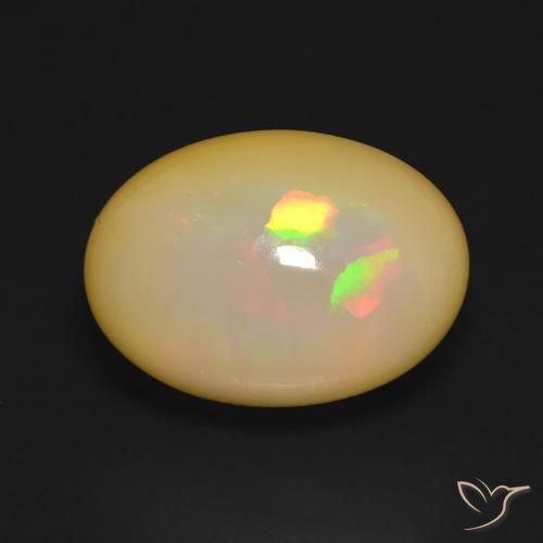 9,17 ctw natürlicher Mehrfarbig Opal, Oval, Lichtdurchlässig