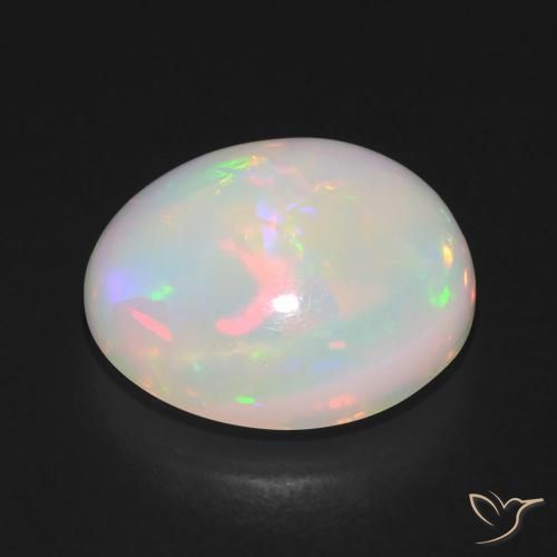 9,17 ctw natürlicher Mehrfarbig Opal, Oval, Lichtdurchlässig