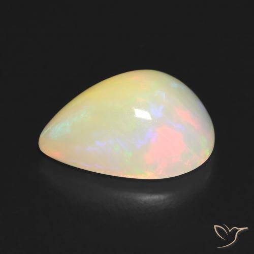 9,17 ctw natürlicher Mehrfarbig Opal, Birnenform, Lichtdurchlässig