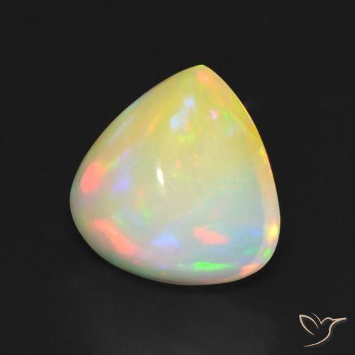 9,17 ctw natürlicher Mehrfarbig Opal, Birnenform, Transparent
