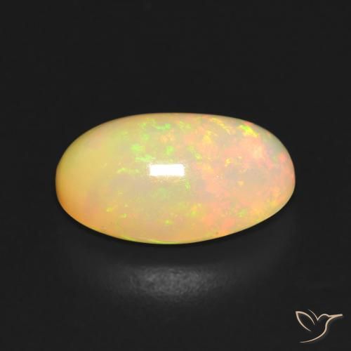 9,17 ctw natürlicher Mehrfarbig Opal, Oval, Transparent