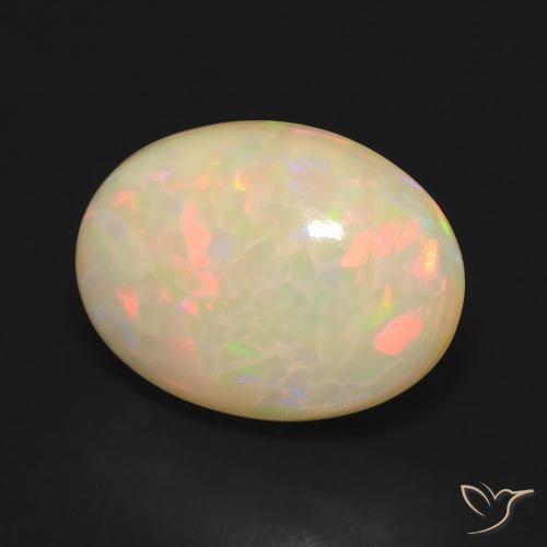 9,17 ctw natürlicher Mehrfarbig Opal, Oval, Lichtdurchlässig