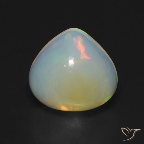 9,17 ctw natürlicher Mehrfarbig Opal, Birnenform, Transparent