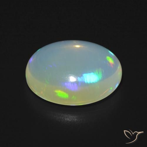 9,17 ctw natürlicher Mehrfarbig Opal, Oval, Transparent