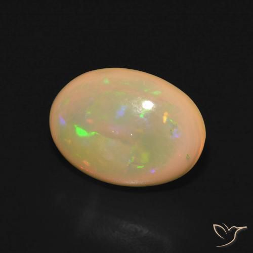 9,17 ctw natürlicher Mehrfarbig Opal, Oval, Lichtdurchlässig